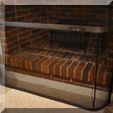 D17. Fire screen with handles. 33&rdquo;h x 50&rdquo;w 